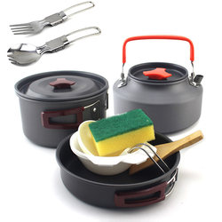 muxincamp outdoor combination tableware equipment pot set