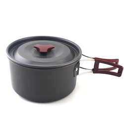 Portable, sturdy and resistant outdoor single pot set