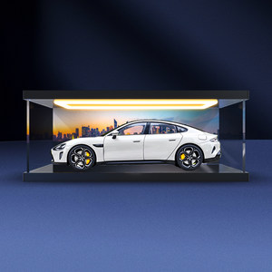 
Applicable to Xiaomi Su7 car model 1:18 automobile model zinc alloy simulation model dustproof storage light display box