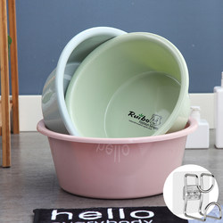 Deep Washbasin, Household Plastic Basin, Small, Medium, Large Basin, Foot Washing Basin, Thickened Laundry Basin 