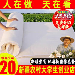 Xinjiang Pure Cotton Mattress Pad Cotton Batting Quilt Bed Pad Student Single Dormitory Home Cotton Quilt Mattress Pad