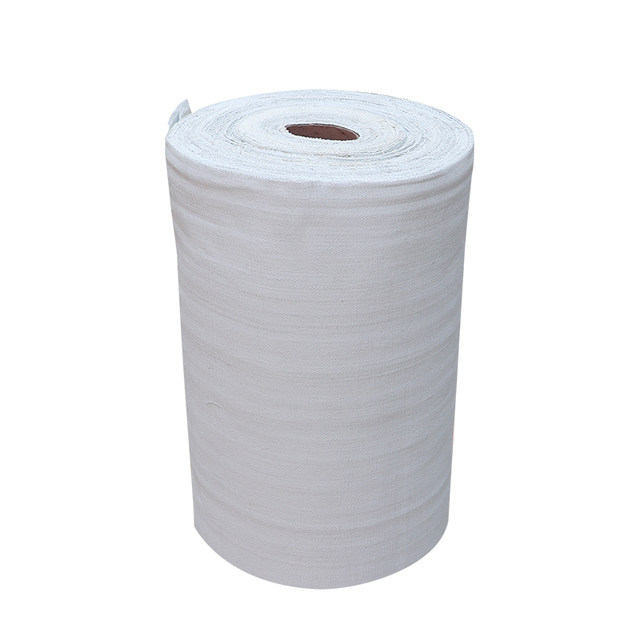 Dust -free asbestos heat insulation, fire -resistant white temperature asbestos ropes, fire cloth, exhaust pipe insulation cloth belt