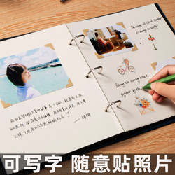 Photo Album, Commemorative Album, Large-Capacity Couple's Qixi Festival Polaroid Album, Writable Handbook, Baby Growth Photo Album, Photo Album