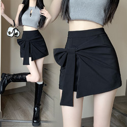 Designed Bow-Knot Skirt 2026 Summer New High-Waisted A-Line Short Skirt Slimming Hot Girl Versatile Hip-Hugging Skirt
