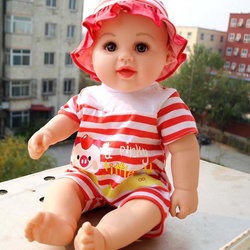 Simulated Rebirth Doll Baby, Fully Soft Silicone, Blinking Eyes, Early Education, Kindergarten, Housekeeping, Nanny Training Toy