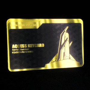 
Delta action peripheral key card room card metal nfc black gold model star 1 access control president game activation card