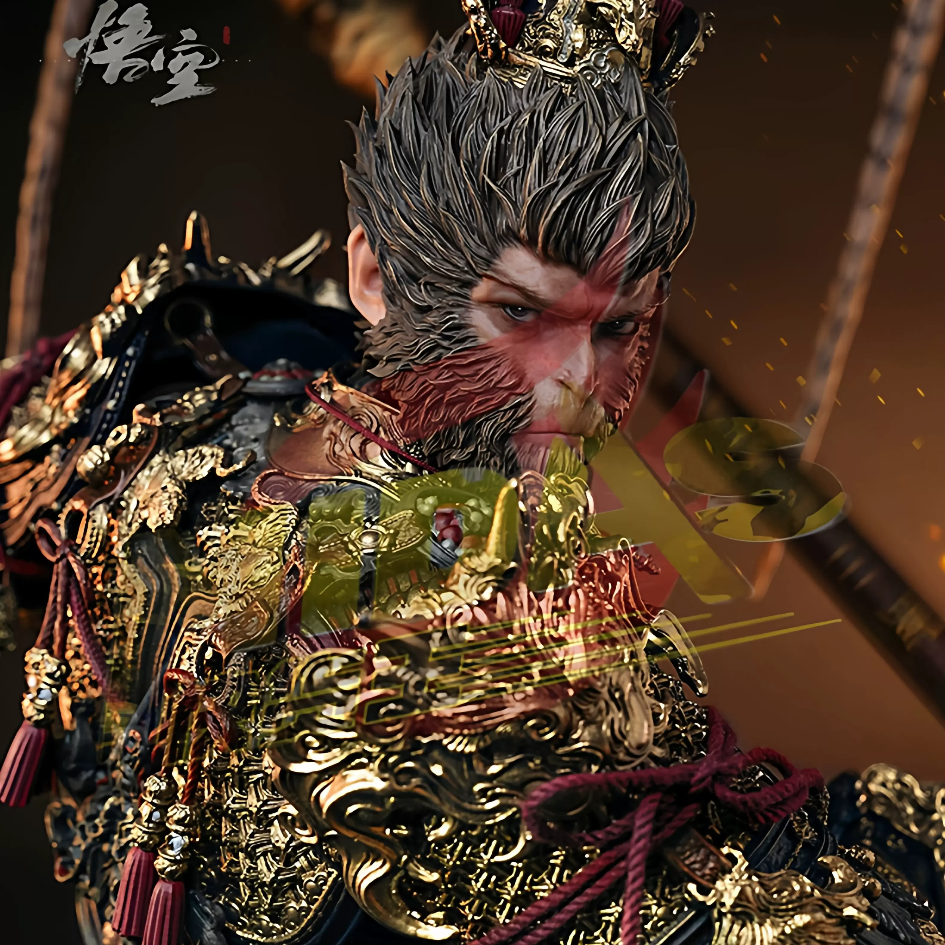 INART 黑神话：悟空-天命人·大圣金甲套1:6收藏级可