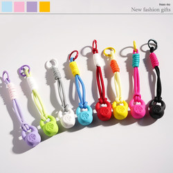 New Rope Kettlebell Pendant Fitness Keychain