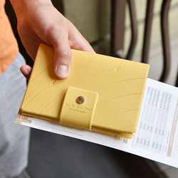 Korean Plepic Travel Female Leather Multi-functional Advanced Passport Holder Boarding Pass Card Bag Passport Bag Protective Cover
