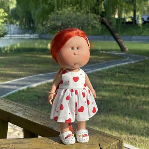 
Potato doll Spanish mia 24cm naked baby clothes and shoes suit doll Waldorf handmade potato doll