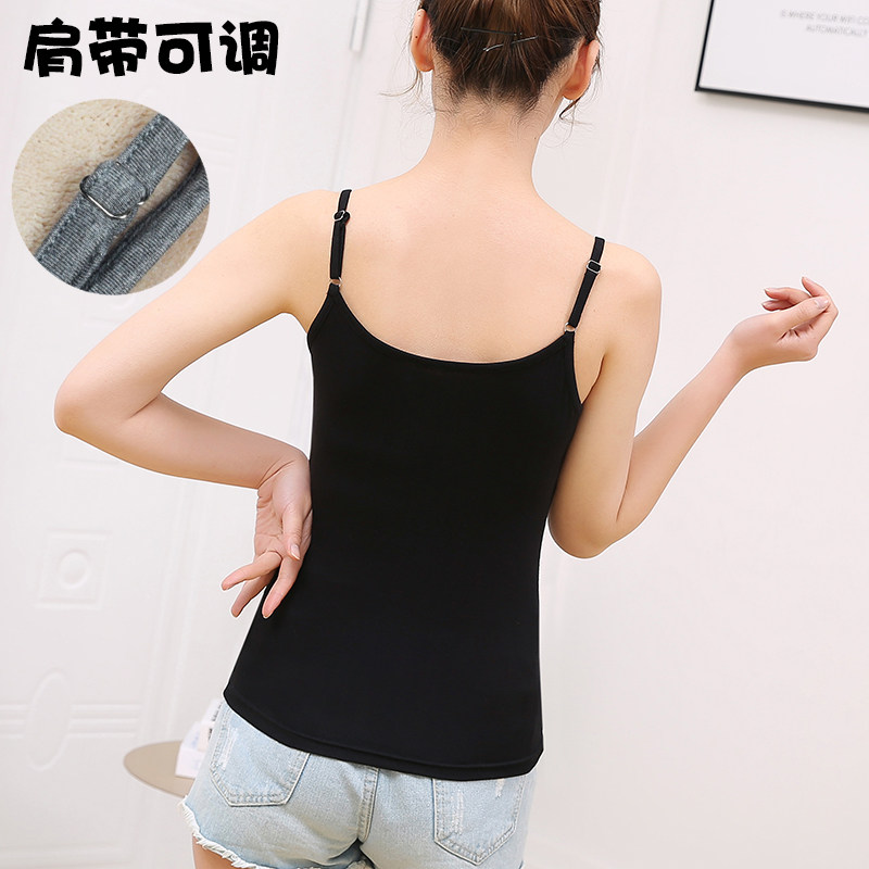 Feimachi Camisole Женская короткая нижняя рубашка Осенний тонкий тонкий топ
