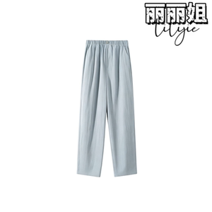
JUST Lili sister [nine-point ice pants] 26 summer new thin section nine-point harem cigarette pants