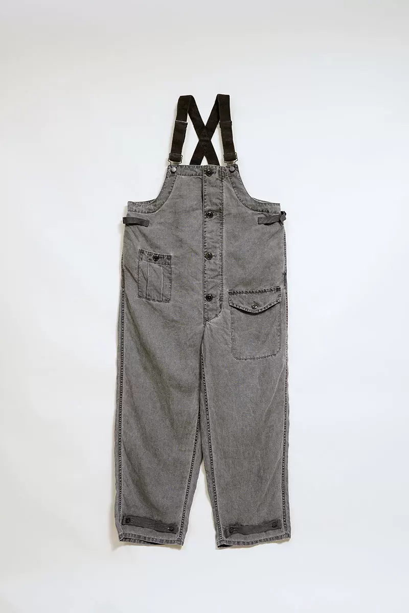 Nigel Cabourn 25SS春夏MAN N-1 DECK PANT - LINEN CANVAS背带裤 Nigel Cabourn 25SS春夏MAN N-1 DECK PANT - LINEN CANVAS背带裤