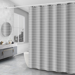 Thickened Plastic Waterproof and Mildew-Proof Shower Curtain for Bathroom, Partition Curtain, Door Curtain, Window Hanging Curtain, No Drilling Required