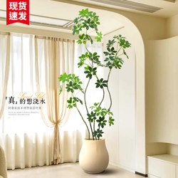Simulated Plant Floor-Standing Potted Plant Indoor Large-Scale Artificial Green Plant Ornament Living Room High-End Light Luxury Decoration Fake Flowers Fake Trees