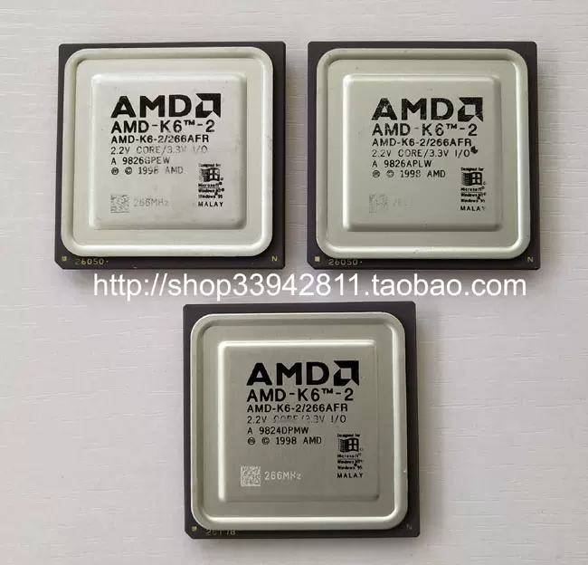 socket 7 AMD-K6-2/266AFR AMD 其他型号CPU 保亮-Taobao