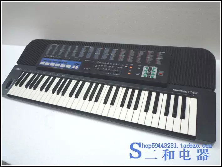 Teclado Casio Ct670 Casio Ct 670 Casio CT-670 Tone Bank 61-Key
