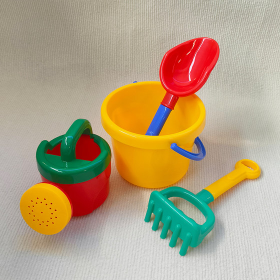 
Children's beach toys sand pools, seaside, baby digging sand, playing with sand shovel bucket, small car digging tool set