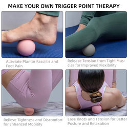 Silicone Fascia Ball Elastic Hip Massage Pelvic Floor Muscle Training Postpartum Repair Women's Deep Muscle Fascia Release