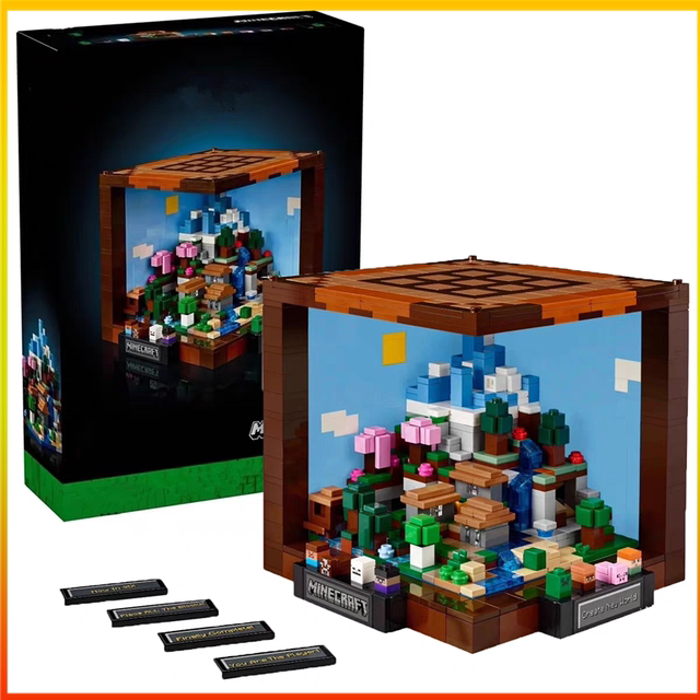 2025 new Minecraft Series Creative Workbench Men and Women Educational ...