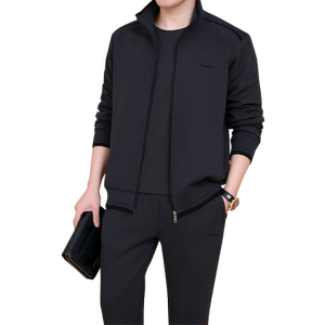 
Middle-aged and elderly sports suits men's father suits spring and autumn casual sportswear three-piece set large size middle-aged sports suits men