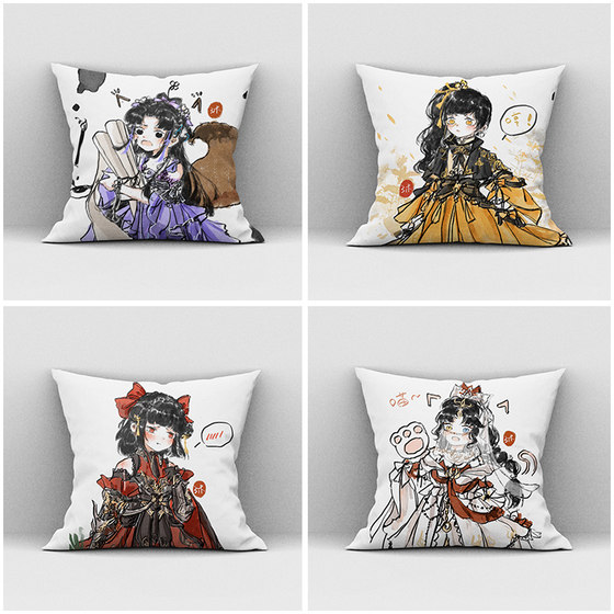 
Jian Wang 3 peripherals are authorized by Loli Jian San pillows and cushions. Meow Luo Q Hua Luo gives love gifts.