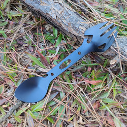 Amazon Best Selling Stainless Steel Outdoor Multifunctional Fork and Spoon