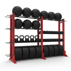 Ttcz Multifunctional Dumbbell Kettlebell Rack Gym Gadget Storage Rack Barbell Weight Plate Gravity Ball Comprehensive Rack