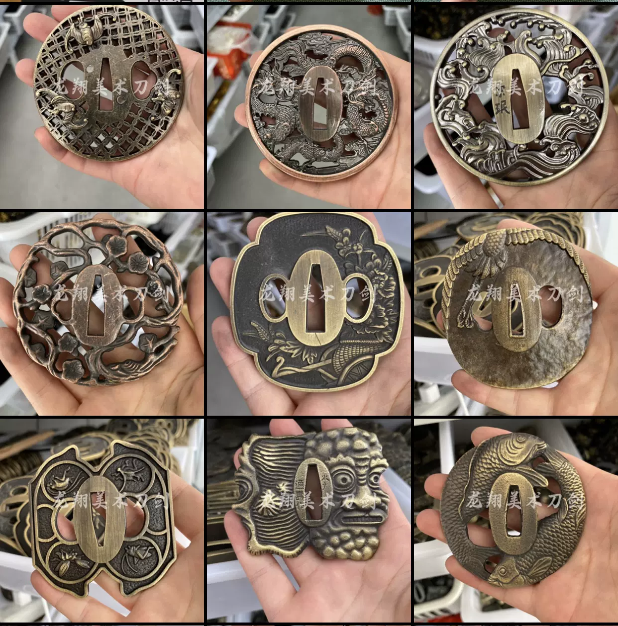 日本刀 刀鍔 刀鐔 遊龍 072732 日本刀 刀鍔 刀鐔 遊龍 072732