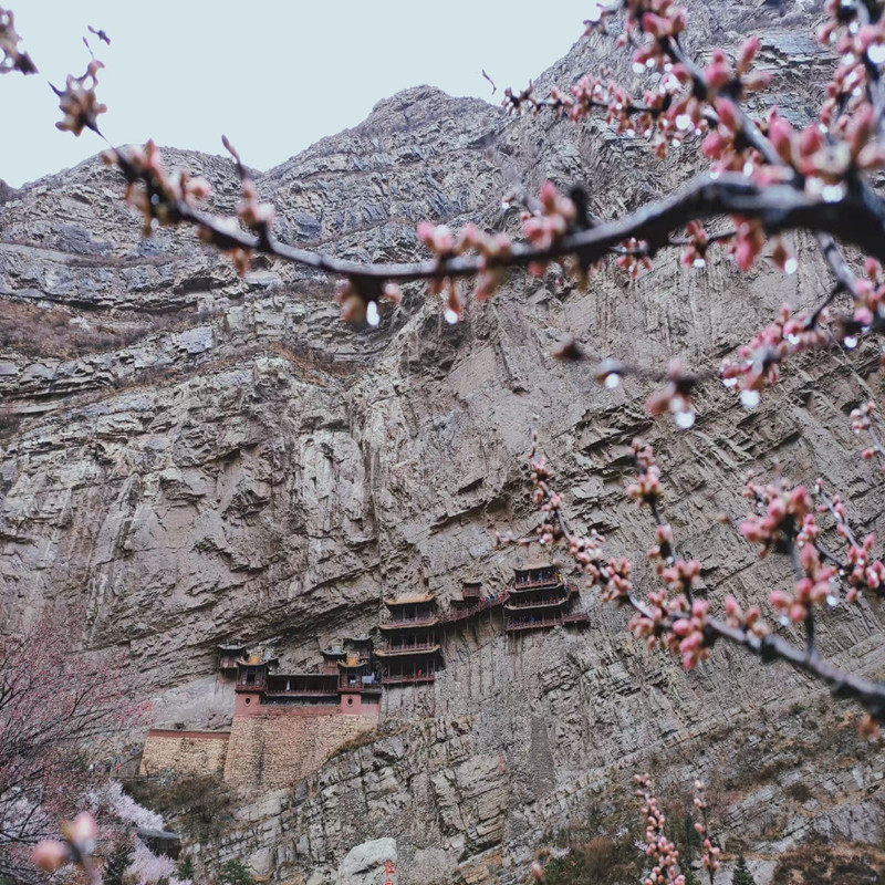 山西旅游太原五台山大同悬空寺云冈石窟3日私家团4钻酒店