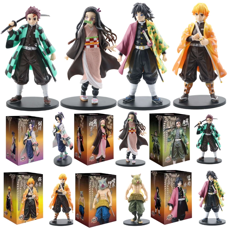 Gazaar Boneco Kimetsu No Yaiba Kamado Tanjiro, 16 cm, boneco de