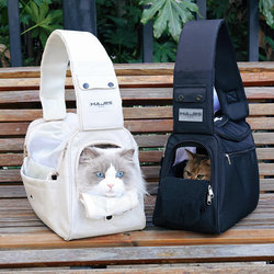 Cat Bag, Pet Bag, Dog Bag, Portable Small Dog Cross-Body Backpack, Large Capacity, Suitable for All Seasons, Puppy and Cat Backpack