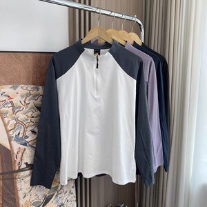 
Mountain function! Couple style! Foreign trade men's autumn outdoor leisure sports elastic quick-drying long-sleeved T-shirt trend