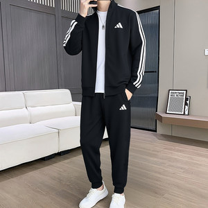 
Adidas sports suit men's autumn new three-stripe jacket loose casual trousers sweatpants small-legged pants