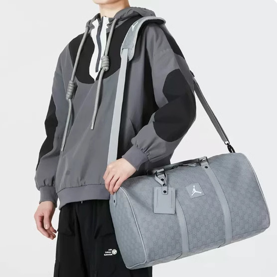 Nike Nike JORDAN новая сумка для фитнеса серая сумка для багажа мужская и женская спортивная сумка большая вместительная сумка через плечо