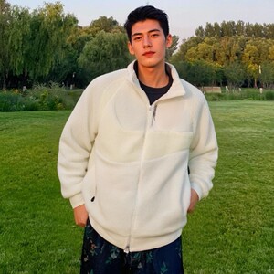 Double-sided lamb velvet jacket Nike Nike couples tops genuine sports jacket windproof and warm cotton clothing