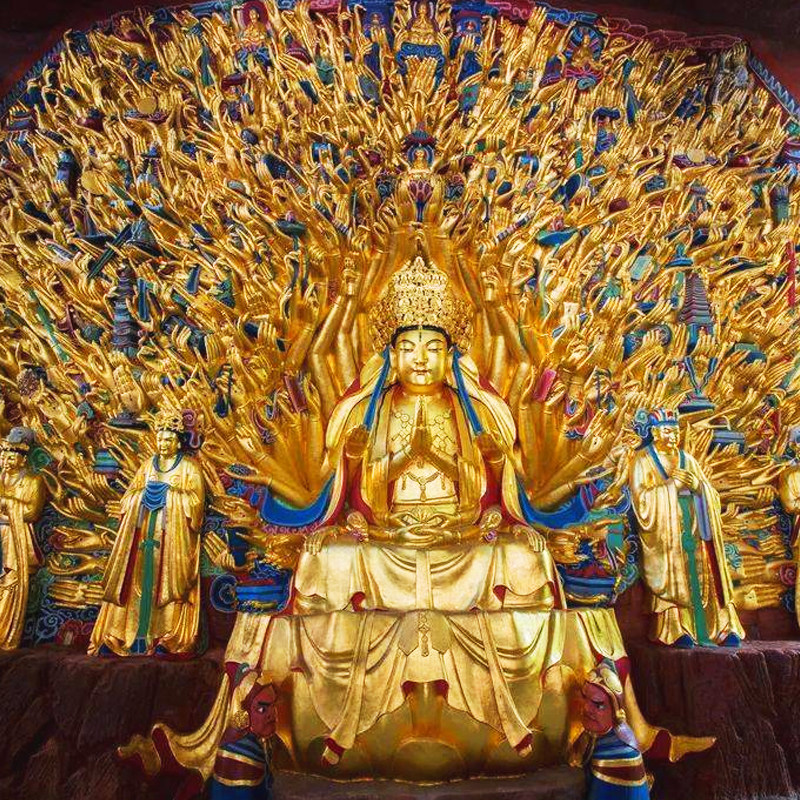 【黑神话悟空取景地游览】重庆旅游大足石刻北山石刻一日游纯玩