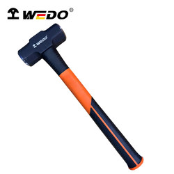 Dimensional Plastic-Coated Handle Octagonal Hammer Tool for Breaking Walls, Large Hammer with Extended Handle, 4-Pound Ultra-Hard Large Iron Hammer, Masonry Hammer