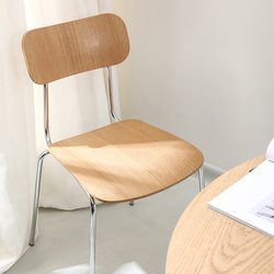 Iron Italian minimalist dining chair Nordic chair