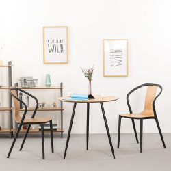 Creative small apartment round table living room dining table Nordic modern simple negotiation table fashion ins coffee table