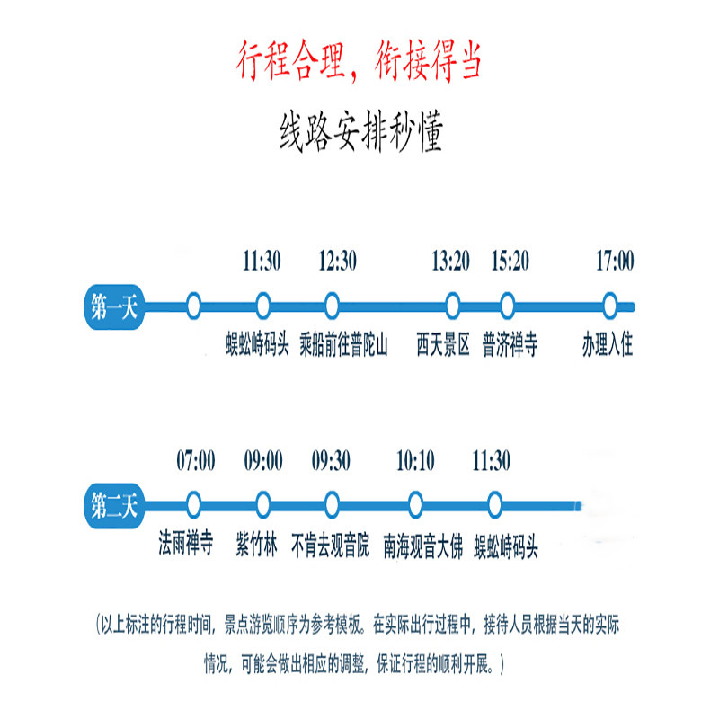 浙江舟山普陀山二日跟团游,本地参团,宿景区内客栈,可升级住宿
