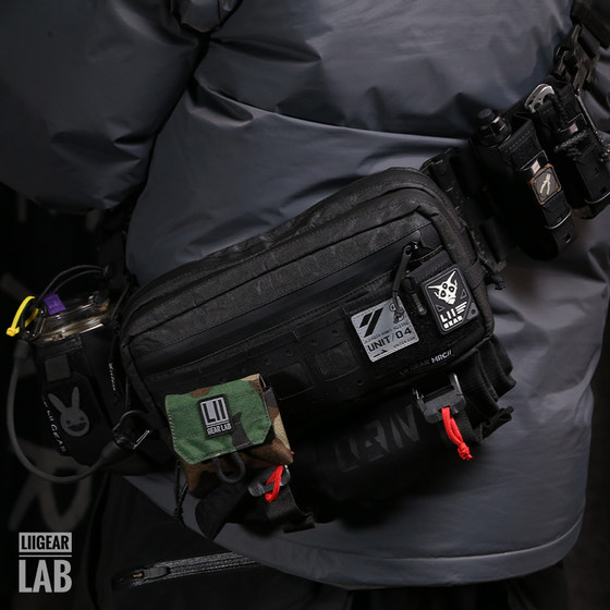 LiiGear official new breast bag second generation Mr.Control multi-function outdoor commuter one-shoulder crossbody bag