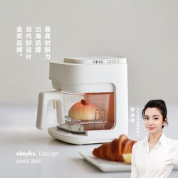 Olayks New Model Single-Person Air Fryer for Home Use, Small, No Flipping Required, Visible Glass, Multifunctional Electric Fryer