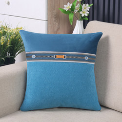 Nordic Style Removable and Washable Cushion Pillow, Square Headboard Pillow for Living Room Sofa, Pillowcase Without Insert, Car Office Lumbar Support