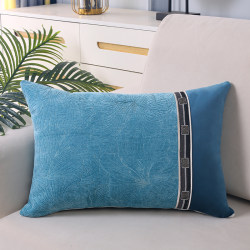 Plush Pillow for Bed, Sofa, Living Room, Rectangular Throw Pillow, Cushion Cover, Lumbar Pillow, Large Backrest Pillow Cover, Core Not Included