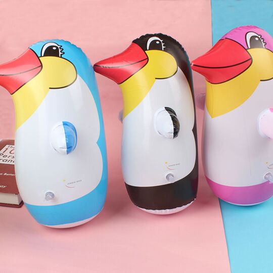 Pinguino gonfiabile, 5Pcs Penguin Tumbler Statua gonfiabile, Stand Up Penguin gonfiabile, Tumbler gonfiabile Giocattolo, Accessori per feste di compleanno per bambini Natale Bomboniere