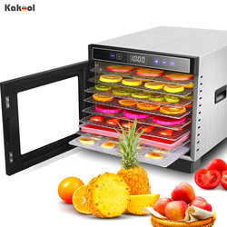 Household Stainless Steel Smart Food Dryer Pet Food Dehydrator Air Dryer Fruit and Vegetable Dryer 8 Layers