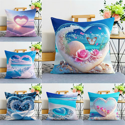 Heart-Shaped Pillow, Living Room Sofa Pillow, Car Lumbar Support Cushion, Wedding Pillowcase, Heart-Shaped Pillow for Girls to Sleep on