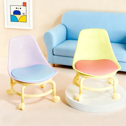 Universal wheel small stool household pulley low stool for children