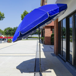 Sun Umbrella, Parasol, Large Umbrella, Extra-Large Outdoor Commercial Umbrella for Stalls, Advertising Umbrella, Tilted Umbrella, Folding Round Umbrella
